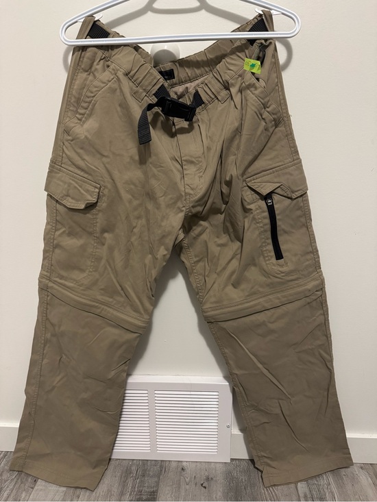 Bc Clothing Other - Men's Cargo Pants with Adjustable Web Belt in Khaki